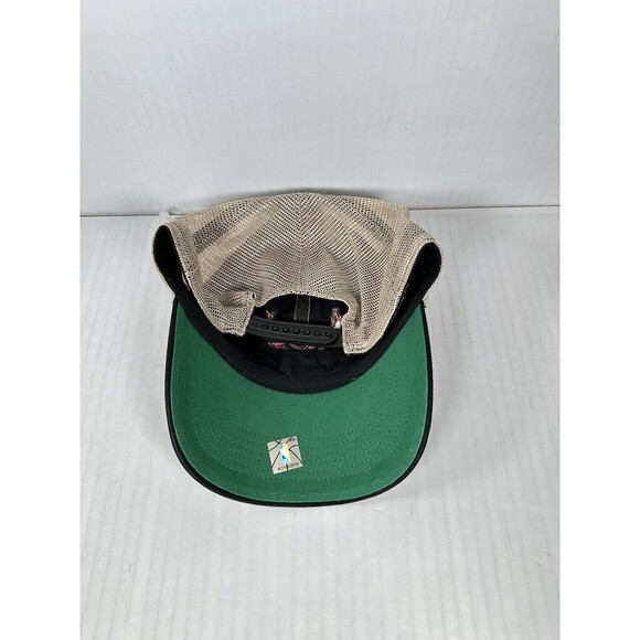 ‘47 Brand Clean Up Chicago Bulls Snapback Hat Cap Black Adjustable Mesh Back NBA - Picture 3 of 3